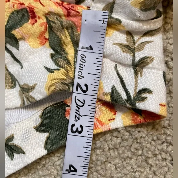 EUC Faithful the Brand floral-print skort shorts - no belt Size 12 - Picture 12 of 12